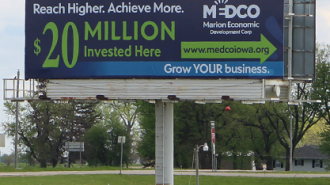 Marion Economic Development Corporation billboard ad.